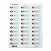 Brittany Spaniel Dog Return Adreslabels Etiket (Full Sheet)