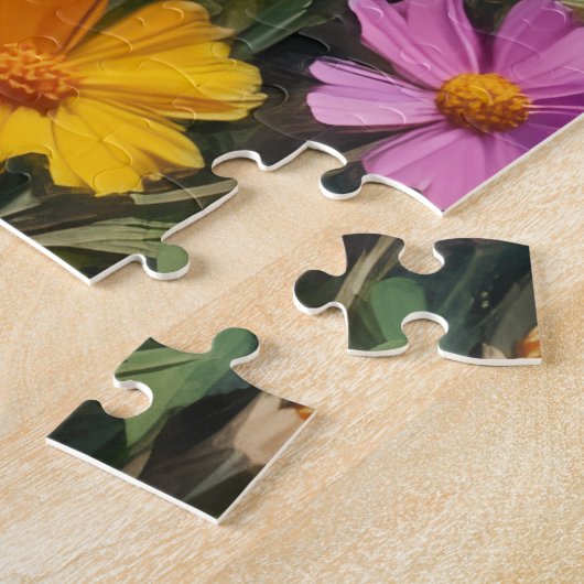 Brittany Spaniel Dog Valentine's Day Pink Dummy Legpuzzel (Zijkant)