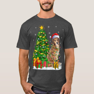 Brittany Spaniel Dog Xmas Bretagne Spaniel Ch T-shirt