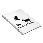 Brittany Spaniel en Falconry Notitieboek (Rechterzijde)