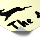 Brittany Spaniel en Falconry Poster (Hoek)