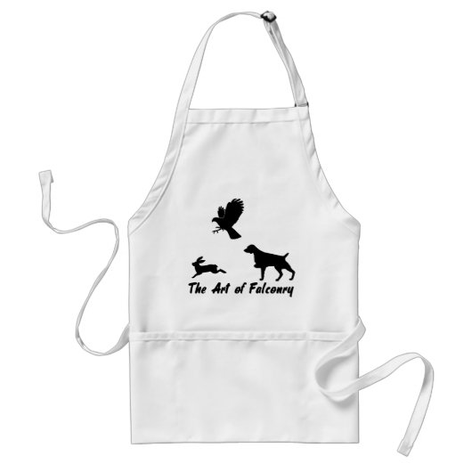 Brittany Spaniel en Falconry Standaard Schort (Voorkant)