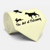 Brittany Spaniel en Falconry Stropdas (Opgerold)