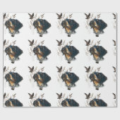 Brittany Spaniel en houtsnip Cadeaupapier (Vlak)