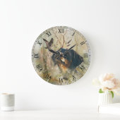 Brittany Spaniel en houtsnip Grote Klok (Huis)