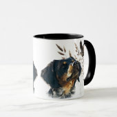 Brittany Spaniel en houtsnip Mok (Voorkant rechts)