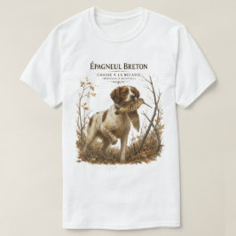 Brittany Spaniel en houtsnip  T-shirt