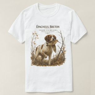 Brittany Spaniel en houtsnip T-shirt