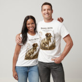 Brittany Spaniel en houtsnip T-shirt (Unisex)