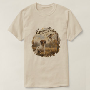 Brittany Spaniel en houtsnip T-shirt