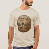Brittany Spaniel en houtsnip T-shirt (Voorkant)