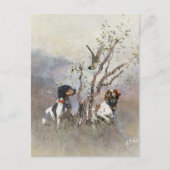 Brittany Spaniel Feestdagenkaart (Voorkant)