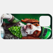 Brittany Spaniel fiets St. Patrick's Day Case-Mate iPhone Case (Achterkant (horizontaal))