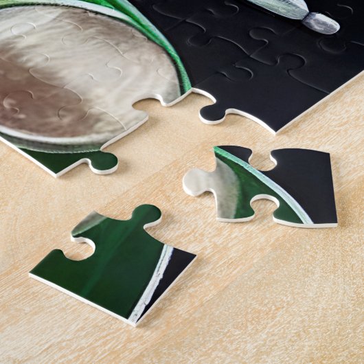 Brittany Spaniel fiets St. Patrick's Day Legpuzzel (Zijkant)