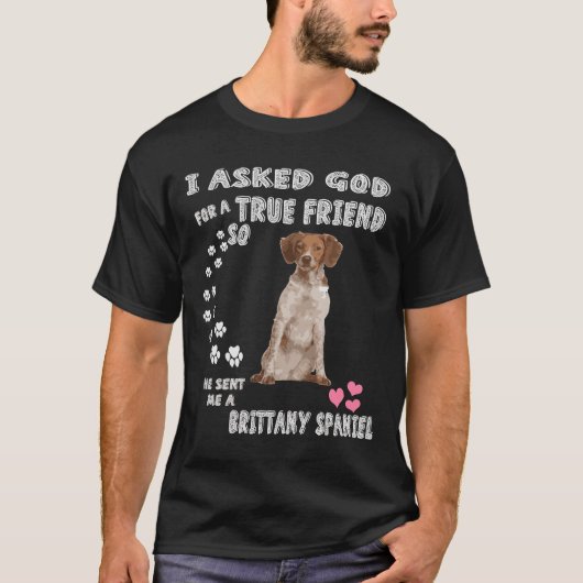 Brittany Spaniel French Brittany Brittany Spaniel T-shirt (Voorkant)