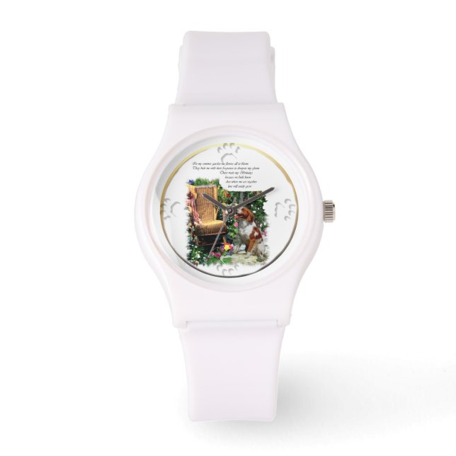 Brittany Spaniel Gifts Horloge (Voorkant)