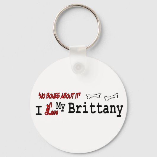 Brittany Spaniel Gifts Sleutelhanger (Voorkant)