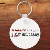 Brittany Spaniel Gifts Sleutelhanger (Voorkant)