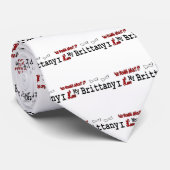 Brittany Spaniel Gifts Stropdas (Opgerold)