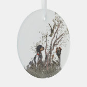 Brittany Spaniel Glas Ornament (Voorkant Rechts)