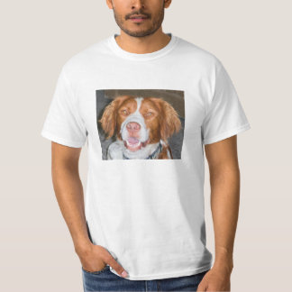 BRITTANY SPANIEL, goede jongen, sire, charmante T-shirt