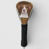 Brittany Spaniel Golfheadcover (Voorkant)