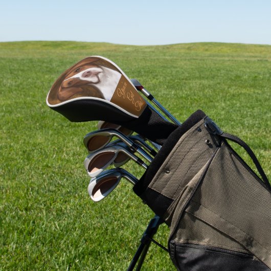 Brittany Spaniel Golfheadcover (Insitu)