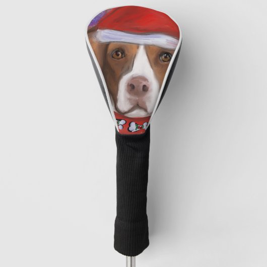 Brittany Spaniel Golfheadcover (Voorkant)