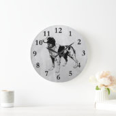 brittany spaniel grote klok (Huis)