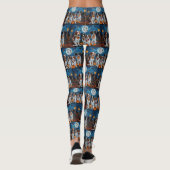 Brittany Spaniel Halloween Griezelen Leggings (Achterkant)