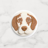 Brittany Spaniel Hond 3D Geïnspireerd Confetti (Kleine voorkant)
