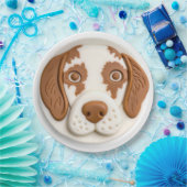 Brittany Spaniel Hond 3D Geïnspireerd Papieren Bordje (Feest)