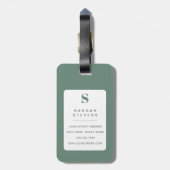 Brittany Spaniel Hond Bagage Labels (Achterkant verticaal)