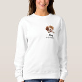 Brittany Spaniel Hond Gepersonaliseerd T-shirt (Voorkant)