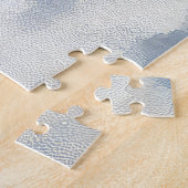 Brittany Spaniel-hond in slee Kerstmis Legpuzzel (Zijkant)