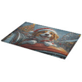 Brittany Spaniel hond kerst Snijplank (Hoek)