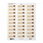 Brittany Spaniel-hond retouradreslabel Etiket (Full Sheet)