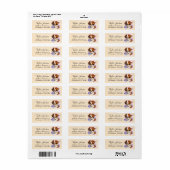 Brittany Spaniel-hond retouradreslabel Etiket (Full Sheet)