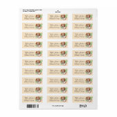 Brittany Spaniel-hond retouradreslabel Etiket (Full Sheet)
