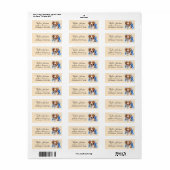 Brittany Spaniel-hond retouradreslabel Etiket (Full Sheet)