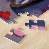 Brittany Spaniel Hond Valentijnsdag  Legpuzzel (Zijkant)