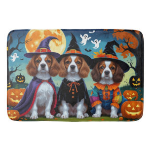 Brittany Spaniel Honden Pompoen Halloween Grappig Badmat