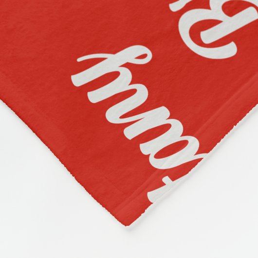 Brittany Spaniel Hondennaam Patroon Kerstmis Fleece Deken (Hoek)