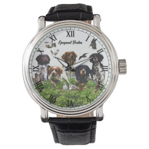 Brittany Spaniel Horloge