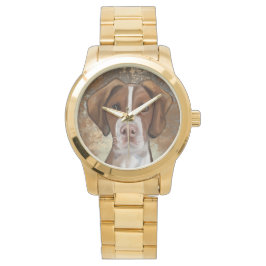 Brittany Spaniel Horloge