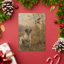 Brittany Spaniel – Houtsnip Jacht Kunst Acryl Uitnodigingen