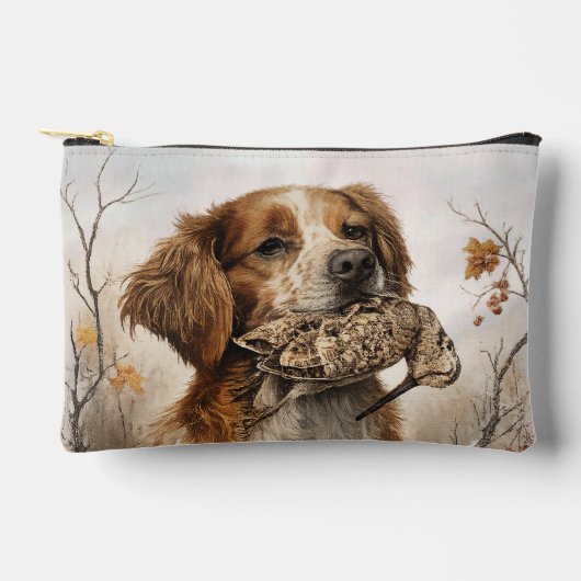Brittany Spaniel & Houtsnipjacht Etui (Voorkant)