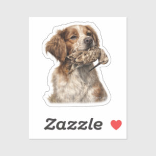 Brittany Spaniel & Houtsnipjacht Sticker