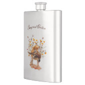 Brittany Spaniel, Hunting Pheasant Coffee Mok Flas Flacon (Links)