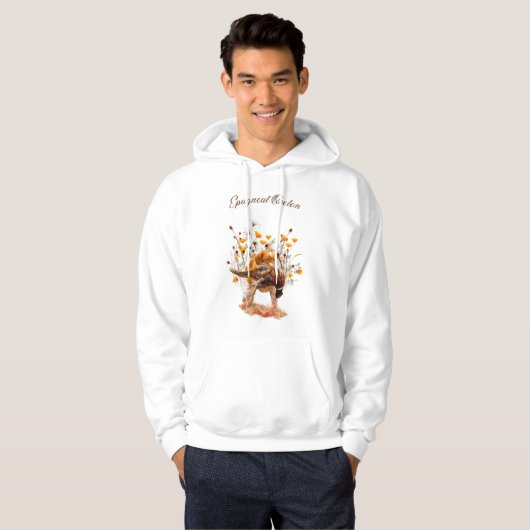 Brittany Spaniel, Hunting Pheasant Coffee Mok T-Sh Hoodie (Voorkant volledig)